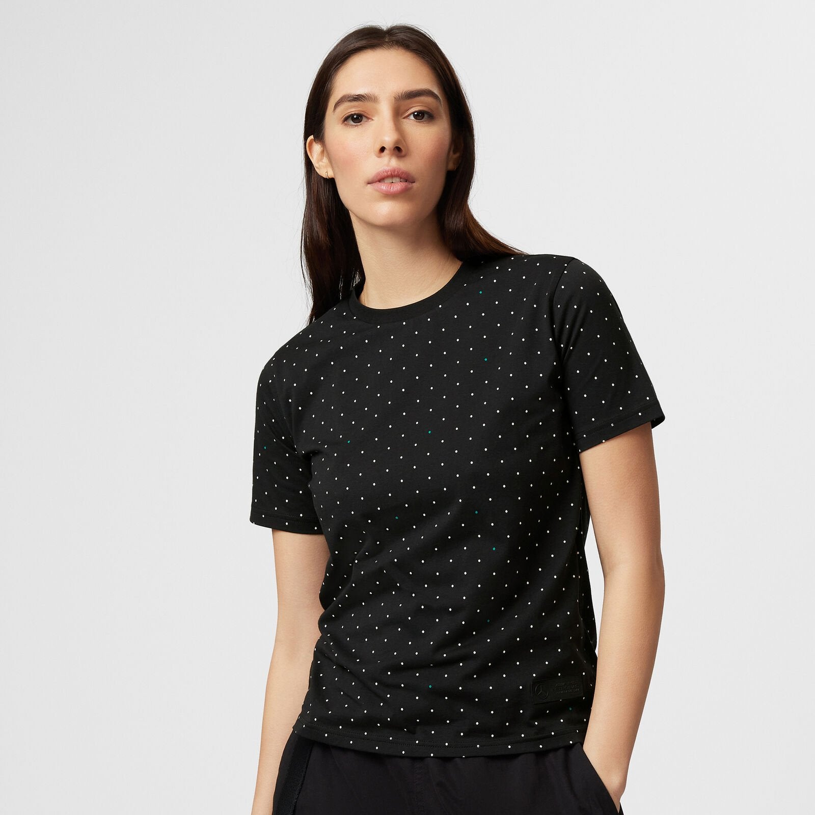 Mercedes-AMG F1 Women's Polka Dot T-shirt | Best Women's T-shirt in Bahrain | Halabh.com