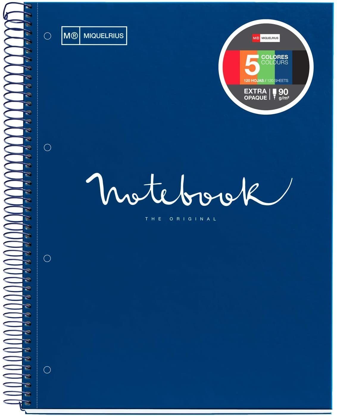 Miquelrius A4 Notebook 120 Sheets 90g  Ruled 7mm | School Stationary | Halabh.com