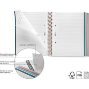 Miquelrius A5 Notebook 4 Colored Strips | School Stationary | Halabh.com