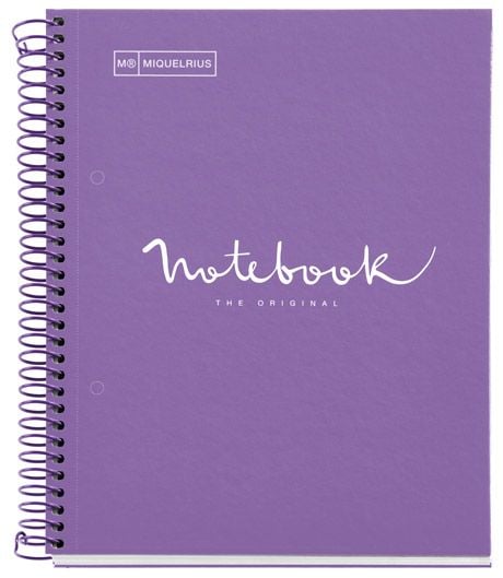 Miquelrius Emotions A5 Notebook with Spiral 80 Sheets | School Stationary | Halabh.com