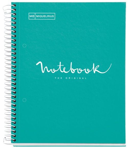 Miquelrius Emotions A5 Notebook with Spiral 80 Sheets | School Stationary | Halabh.com