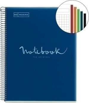 Miquelrius Emotions Notebook A5, 5 90gsm PP Cover | School Stationary | Halabh.com
