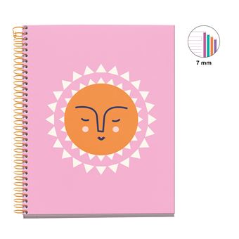 Miquelrius Espiral Time of Joy Ruled Notebook | School Stationary | Halabh.com