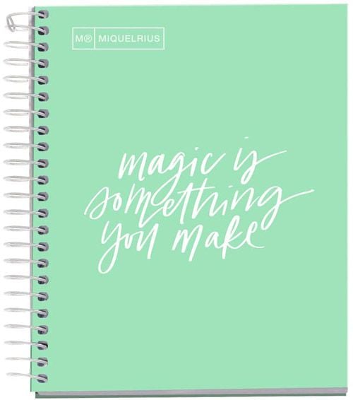 Miquelrius Messages A5 Notebook with Spiral 100 Sheets | School Stationary | Halabh.com