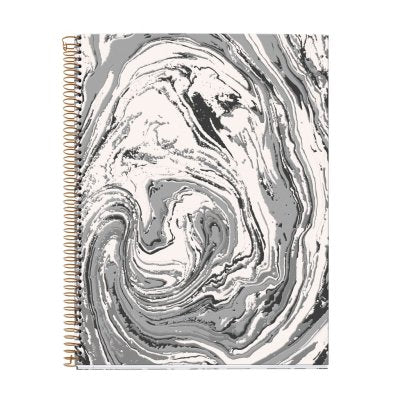 Miquelrius Notebook A4 120L Spiral Line Black or White Marble | School Stationary | Halabh.com