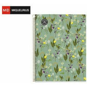 Miquelrius Striped Spiral Notebook 120 Sheets A4 80gsm  | School Stationary | Halabh.com