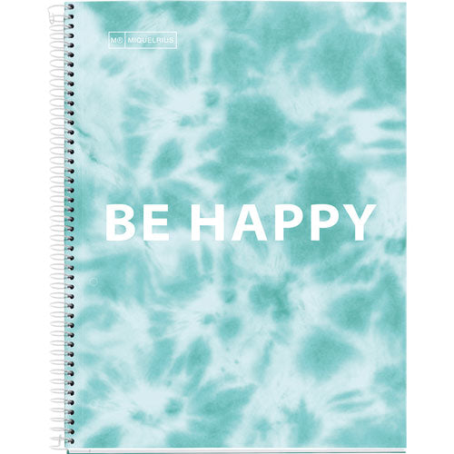 Miquerlius Notebook A5 120 Pages Tie Dye Blue | School Stationary | Halabh.com