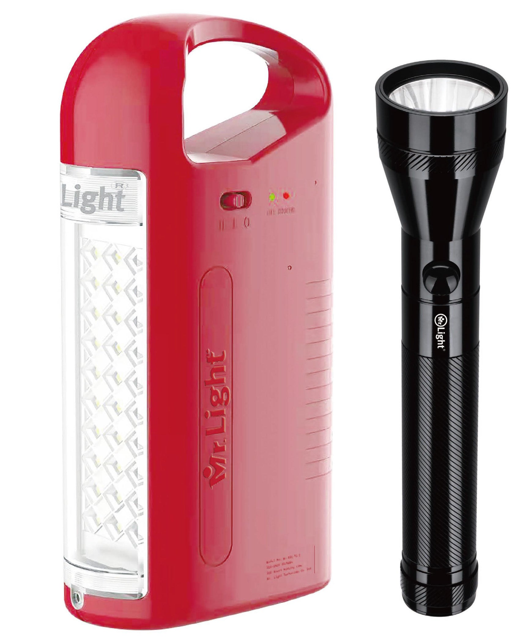 Mr Light Led Flashlight | Color Red | Emergency and Camping Lights in Bahrain | Halabh