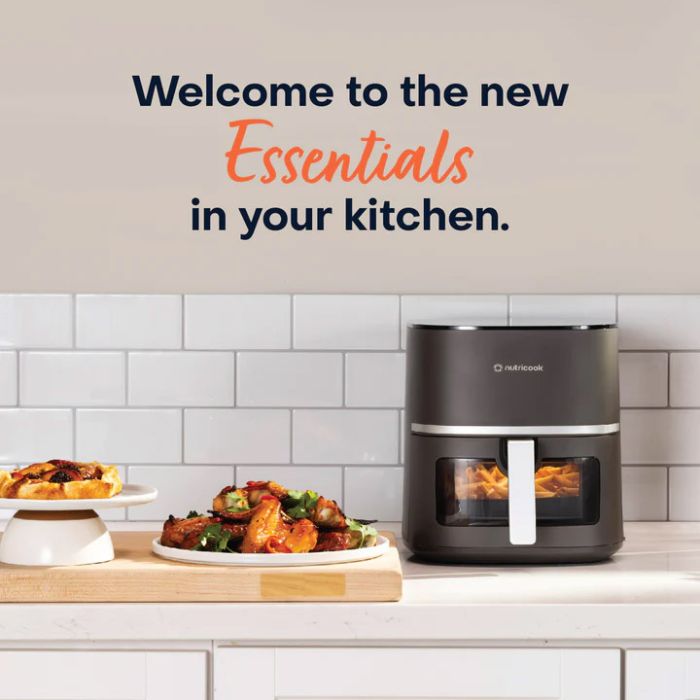 Nutricook Essentials Vision Air Fryer Grey | Kitchen Appliances | Halabh.com