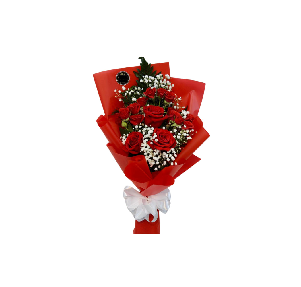 Passionate Red Rose Bouquet | Best Red Rose Bouquet in Bahrain | Halabh.com