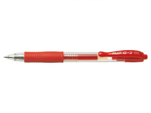 Pilot G2 Gel Ink Roller Pen | 0.7mm | Office Supplies and Stationery in Bahrain | Color Red | Halabh