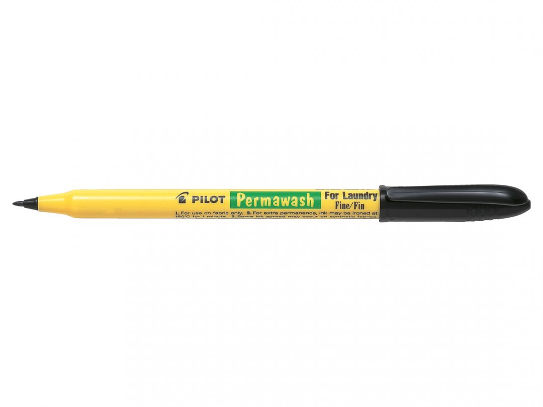 Pilot Permawash Laundry Marker Pen | Color Black | Office Supplies and Stationery in Bahrain | Halabh
