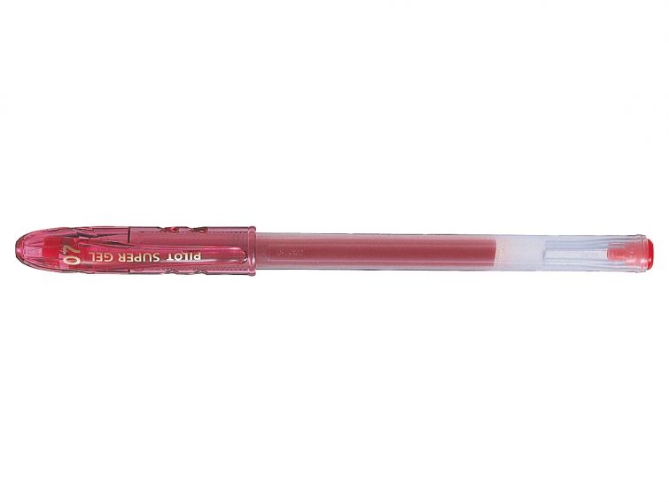Pilot Super Gel Gel Ink Pen | Color Red | Best Office Supplies and Stationery in Bahrain | Halabh