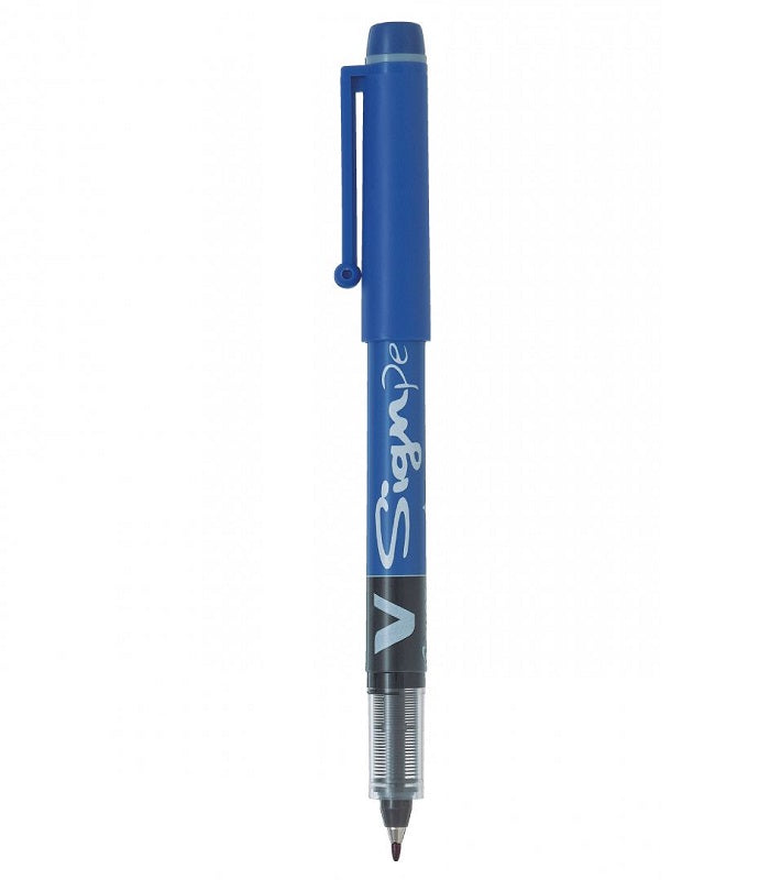 Pilot V-Sign Liquid Ink Pen | Office Supplies and Stationery in Bahrain | Color Blue | Halabh