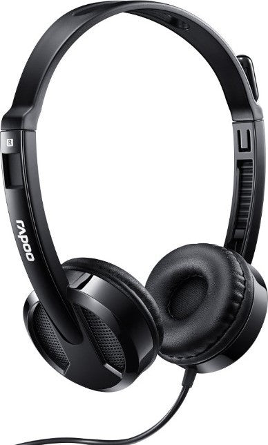 Rapoo H100 Wired Stereo Headset | Best Computer Accessories in Bahrain | Best Quality Headphones | Halabh