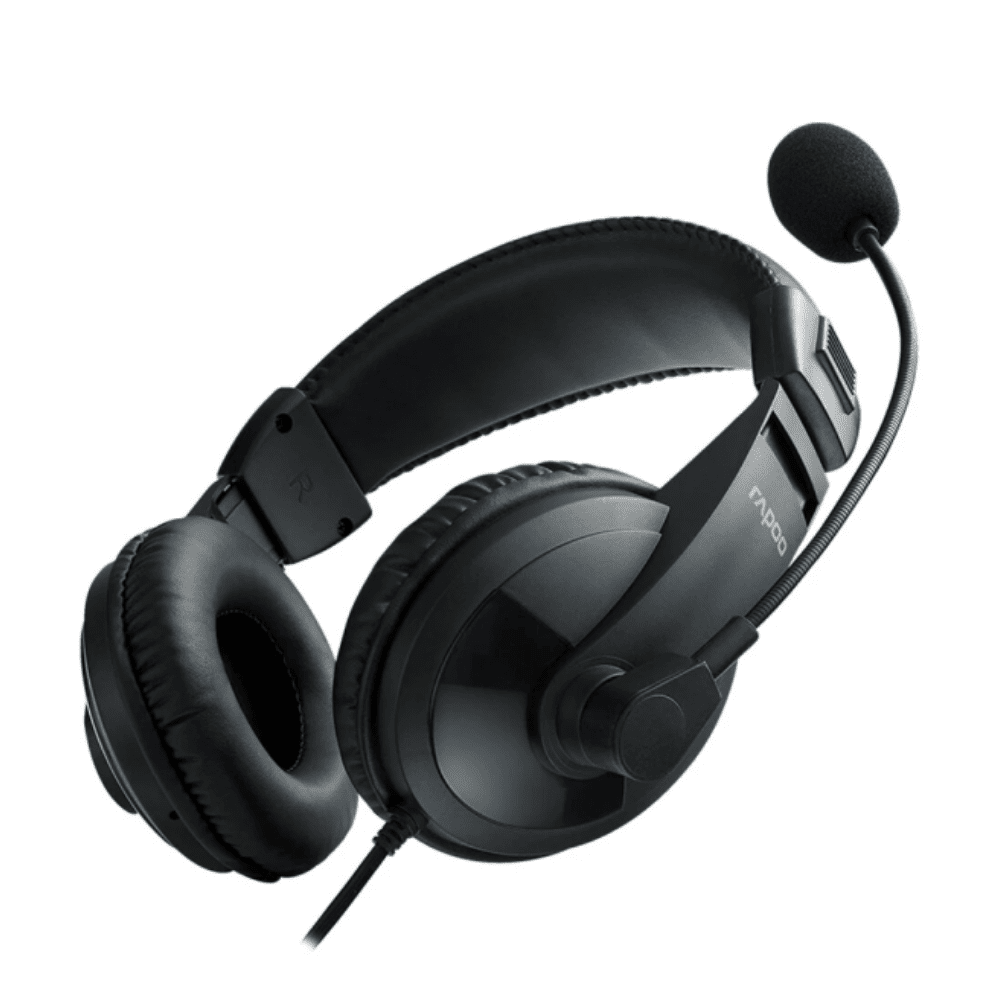 Rapoo H150 USB Stereo Headset | Color Black | Best Headphones | Computer Accessories in Bahrain | Halabh