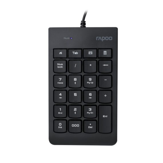 Rapoo K10 Numeric Keyboard | Color Black | Best Computer Accessories in Bahrain | Halabh
