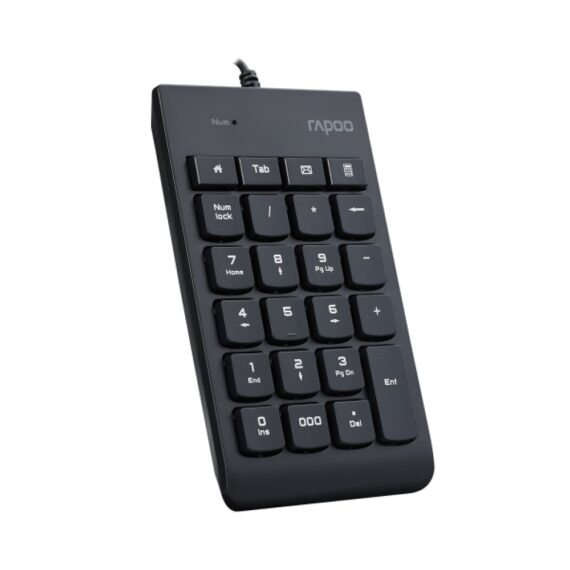 Rapoo K10 Numeric Keyboard | Color Black | Best Computer Accessories in Bahrain | Halabh