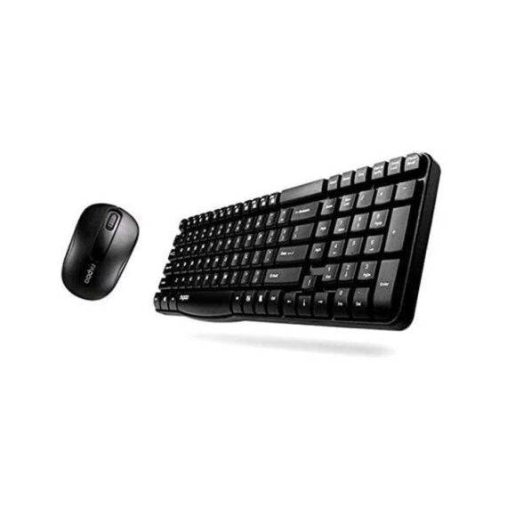 Rapoo X1800s Wireless Combo Keyboard and Mouse | Color Black | Best Computer Accessories in Bahrain | Halabh