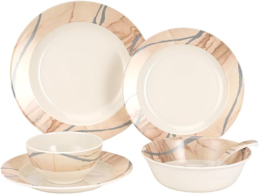 Royalford 32pcs Melamine Ware Dinner Set | Best Dinner Set in Bahrain | Halabh.com