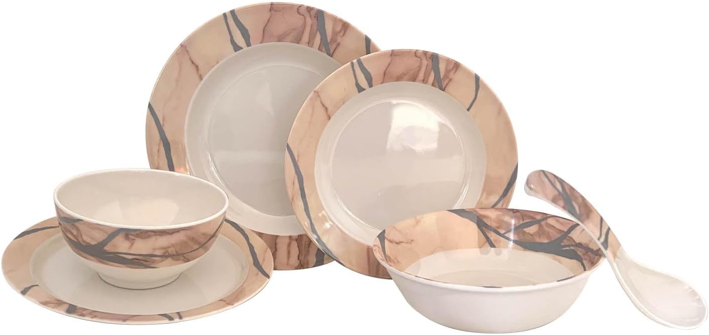 Royalford 32pcs Melamine Ware Dinner Set | Best Dinner Set in Bahrain | Halabh.com