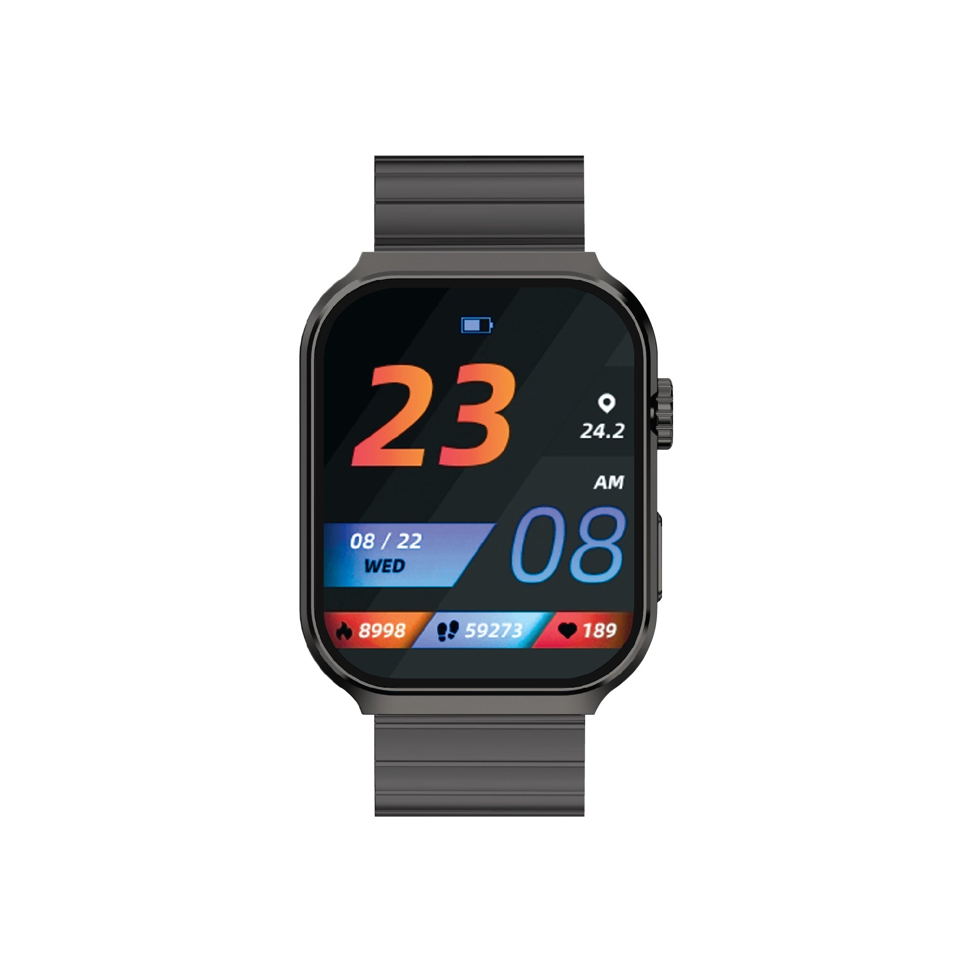 Smart Premium Vfit Smart Watch Black - SW02