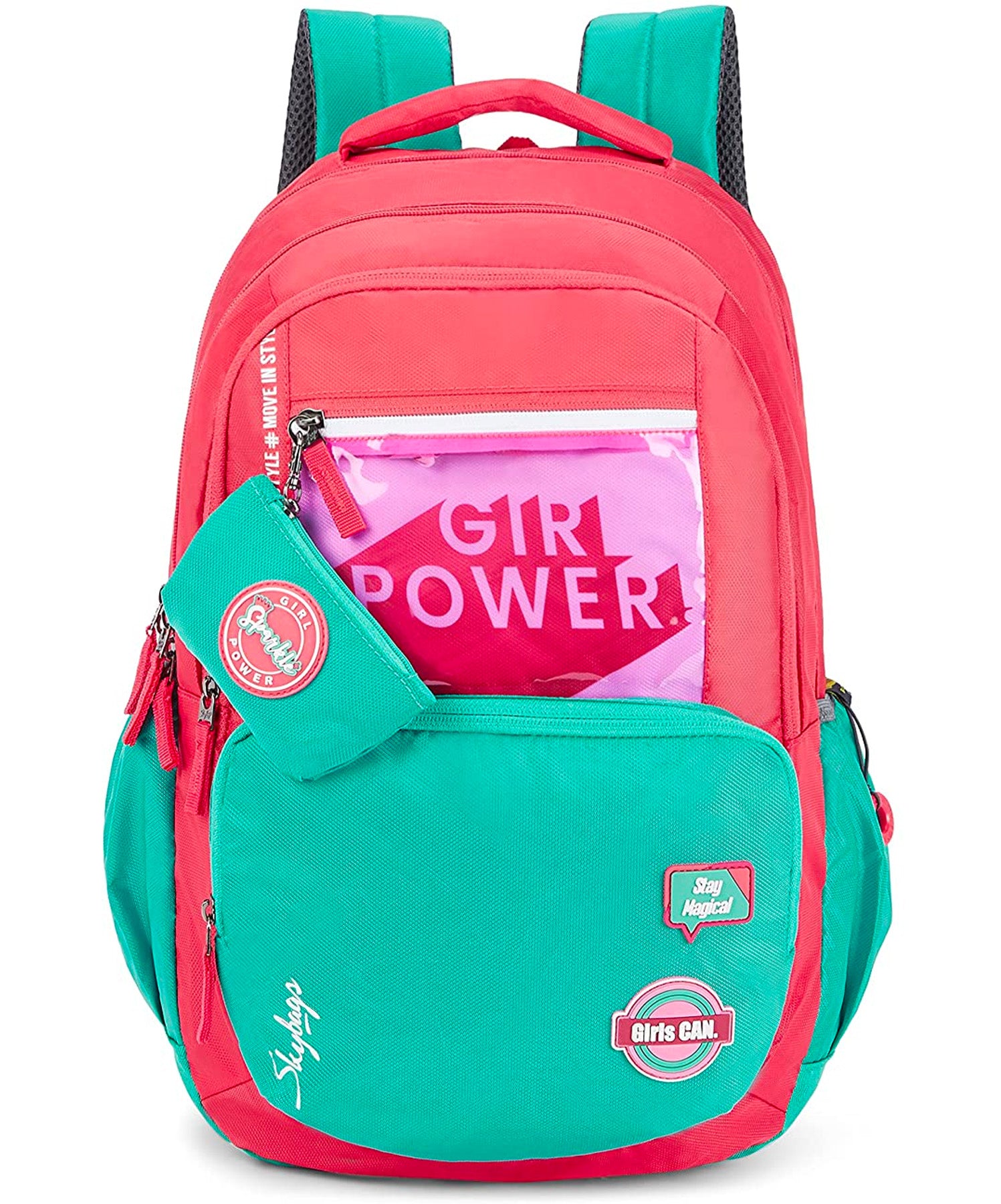 Skybags School Bags | Backpacks for Kids | Color Pink | Best Bag And Sleeves in Bahrain | Halabh