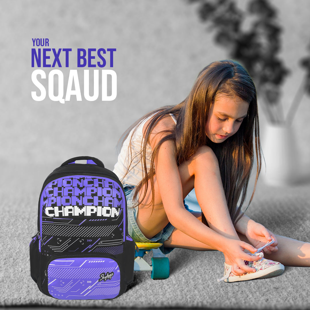 Skybags Squad Nxt 02 School Backpack | Bags & Sleeves | Halabh.com