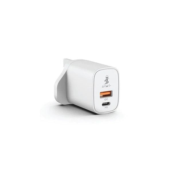 Smart Premium Wall Adapter | Fast Charger | Color White | Best Mobile Accessories in Bahrain | Halabh