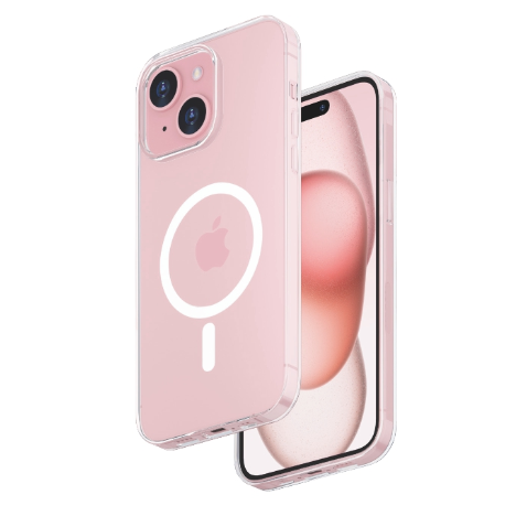 Smartix Premium Magnetic Clear Case for iPhone 15 | Mobile Accessories | Halabh.com