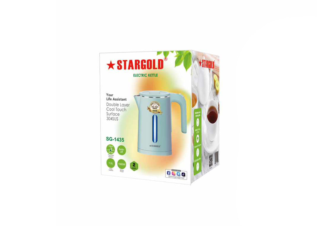 Star Gold 1.5L Precision Control Electric Kettle 1500W | Kitchen Appliances | Halabh.com