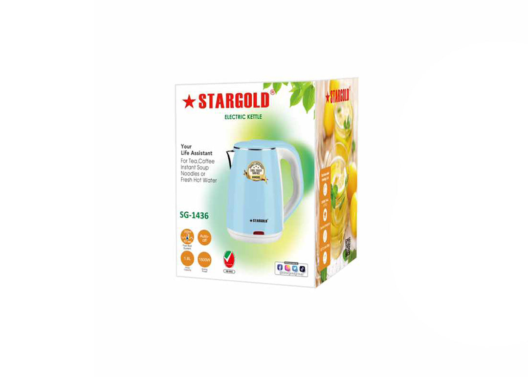 Star Gold 1.8L Precision Control Electric Kettle 1500W | Kitchen Appliances | Halabh.com