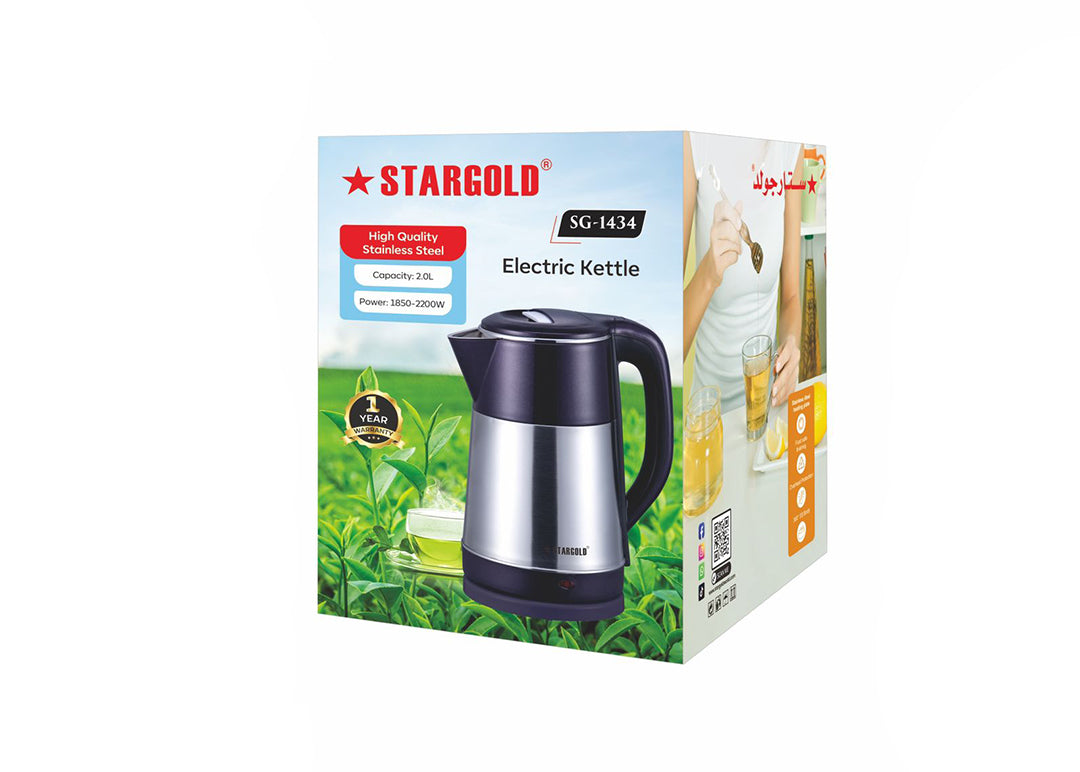 Star Gold 2.0L High-Speed Electric Kettle 2200W | Kitchen Appliances | Halabh.com