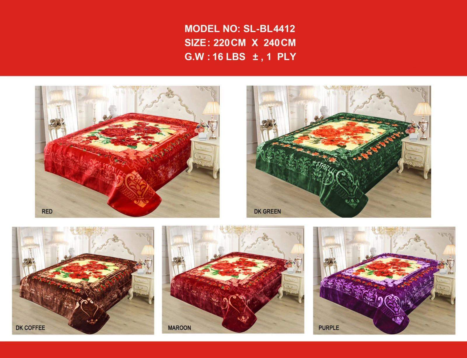 Star Life 1-Ply Blanket 220X240cm 16lbs | Bedroom Linen | Home Appliances | Halabh.com