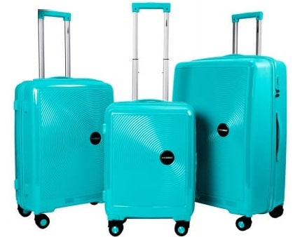 Stargold PP Trolley Case | Color Fruie Green | 3Pcs Set | Best Luggage and Travel Bags in Bahrain | Halabh