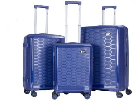 Stargold Trolley Case 4 Wheel 3pcs Set | Color Dark Blue | Best Luggage Travel Bags in Bahrain | Halabh