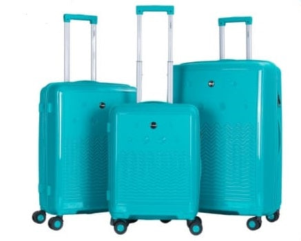 Stargold Trolley Case 4 Wheel 3pcs Set | Color Green | Best Luggage Travel Bags in Bahrain | Halabh