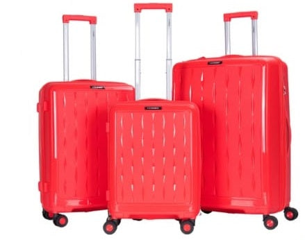 Stargold Trolley Case 4 Wheel 3pcs Set | Color Black | Best Luggage Travel Bags in Bahrain | Halabh