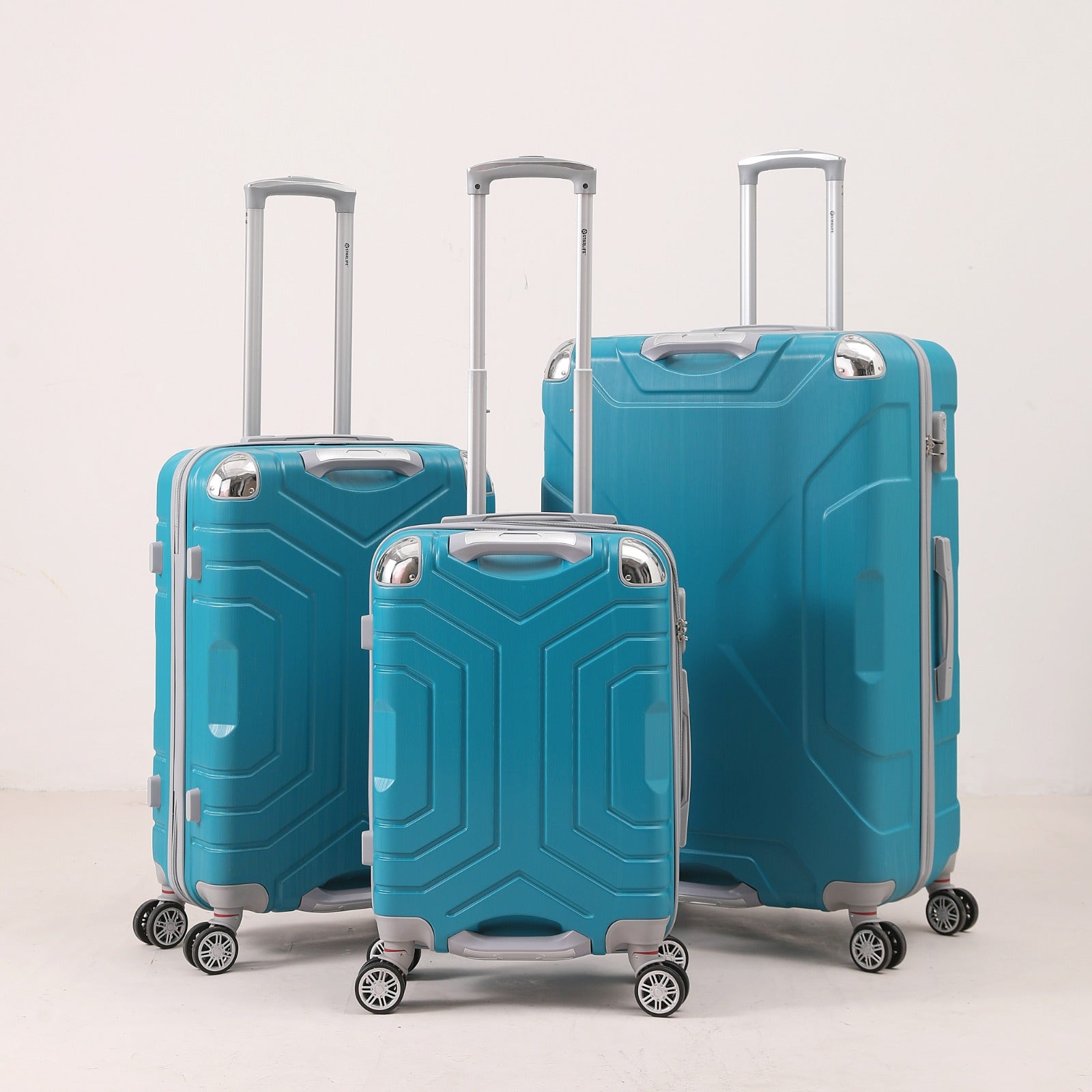 Star life 3 PCS Set 4 Wheels ABS Trolley Case | Best Trolley Bags in Bahrain | Bags & Sleeves | Halabh.com