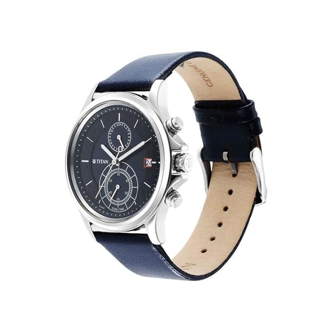 Titan Analog Blue Dial for Men's Watch | Best Watches in Bahrain | Watches & Accessories | | Order Now | Halabh.com