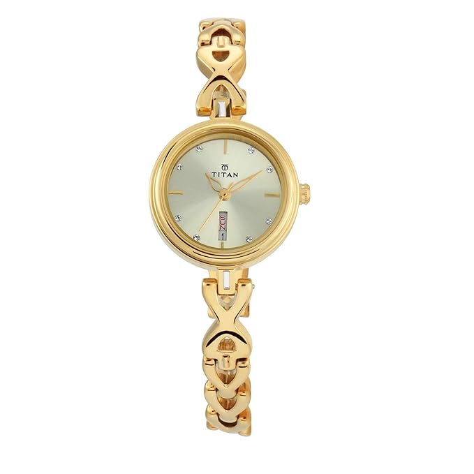 Titan Analog Champagne Dial Women's Watch | Best Smart Watches in Bahrain | Watches & Accessories | Halabh.com