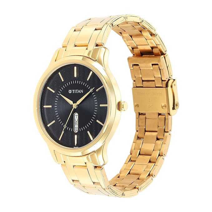 Order Now | Titan Analog Karishma Black Dial for Men's Watch | Watches & Accessories | Best Watches in Bahrain | Halabh.com