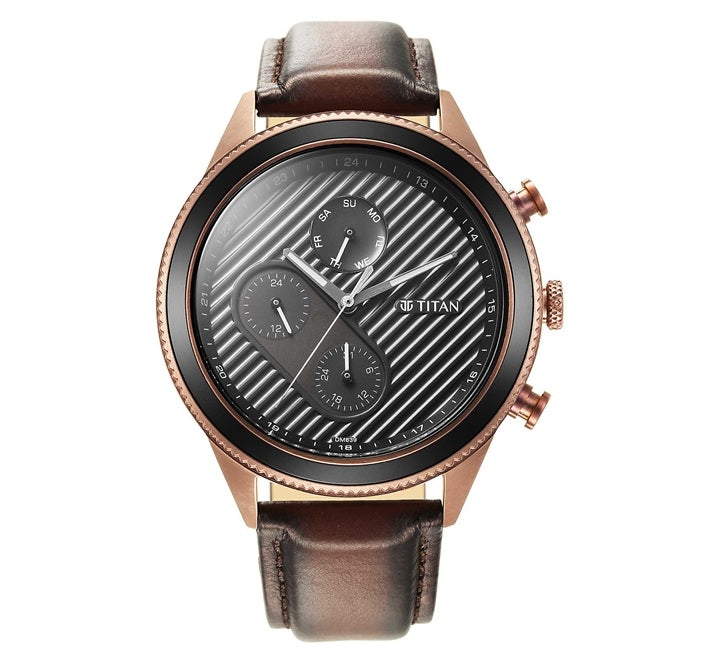 Order Now Titan Analog Leather Strap for Men's Watch | Smart Watches | Watches & Accessories | Halabh.com