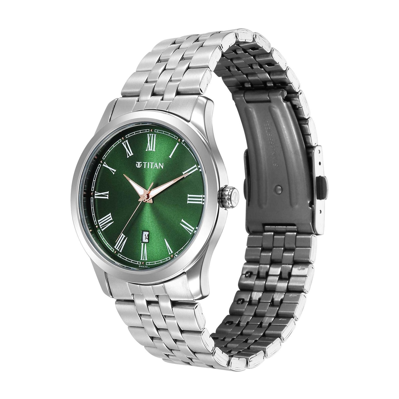 Shop Now Titan Analog Metal Strap for Men's Watch | Watches & Accessories | Best Watches in Bahrain | Halabh.com