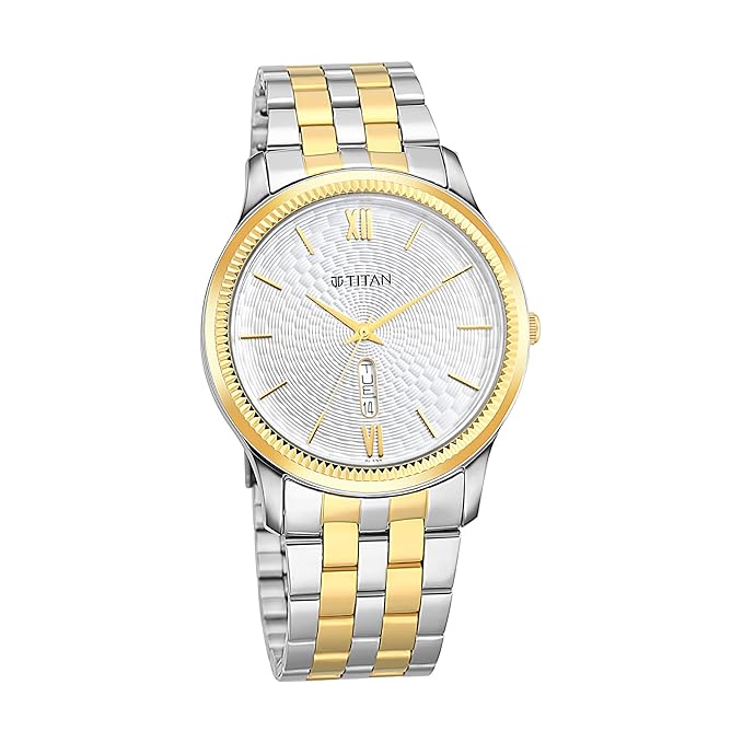 Order Now Watches & Accessories | Titan Analog Silver Dial for Men's Watch | Best Watches in Bahrain | Smart Watches | Halabh.com