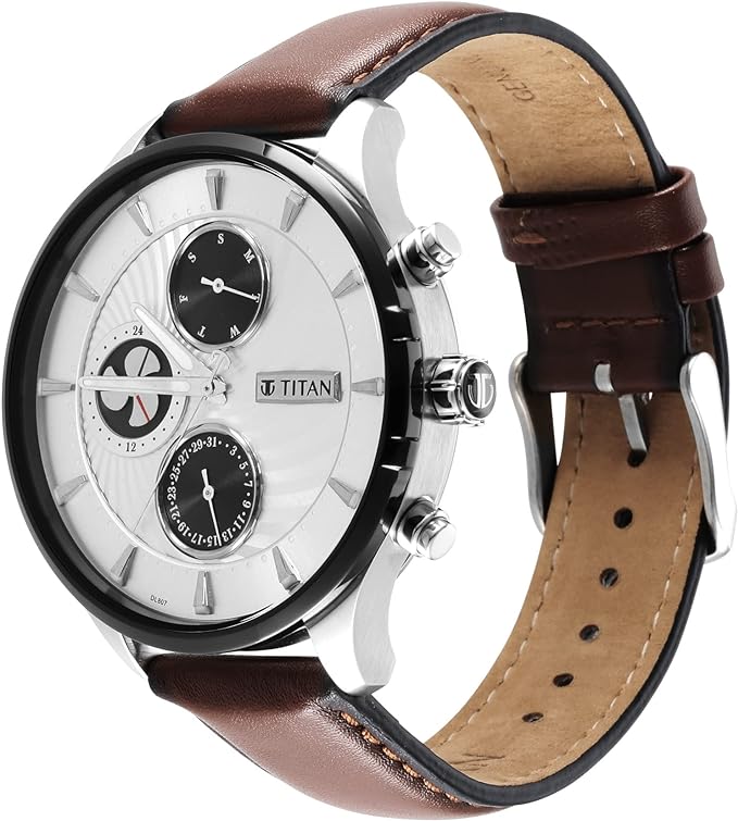Titan Analogue Leather for Men's Watch | Best Smart Watches Collections in Bahrain | Watches & Accessories | Halabh.com