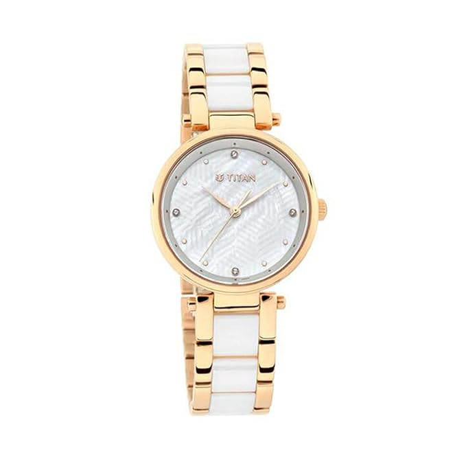 Titan Ceramic Analog White Dial Women's Watch | Women's Watches in Bahrain | Watches & Accessories | Halabh.com