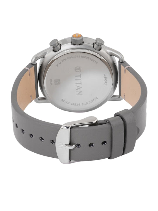 Titan Grey Leather Strap for Men's Watch | Watches & Accessories | Best Smart Watches in Bahrain | Halabh.com