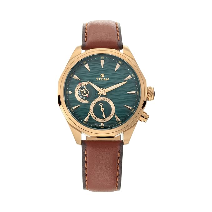 Order Now Titan Leather Analog for Men's Watch | Best Watches in Bahrain | Watches & Accessories | Halabh.com
