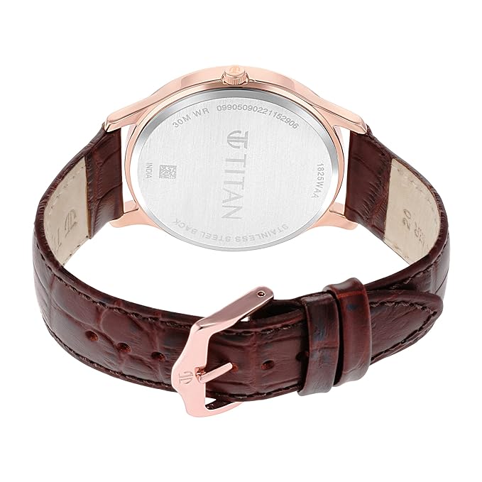 Titan Leather Analog for Men's Watch | Best Watches in Bahrain | Shop Now | Watches & Accessories | Halabh.com